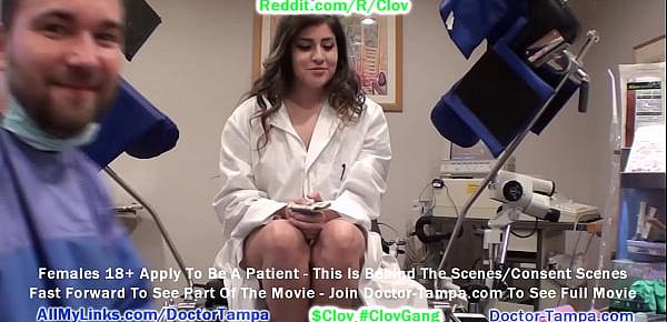 $CLOV Glove In As Doctor Tampa While Experimenting On Human Guinea Pigs Like Sophia Valentina @CaptiveClinic.com